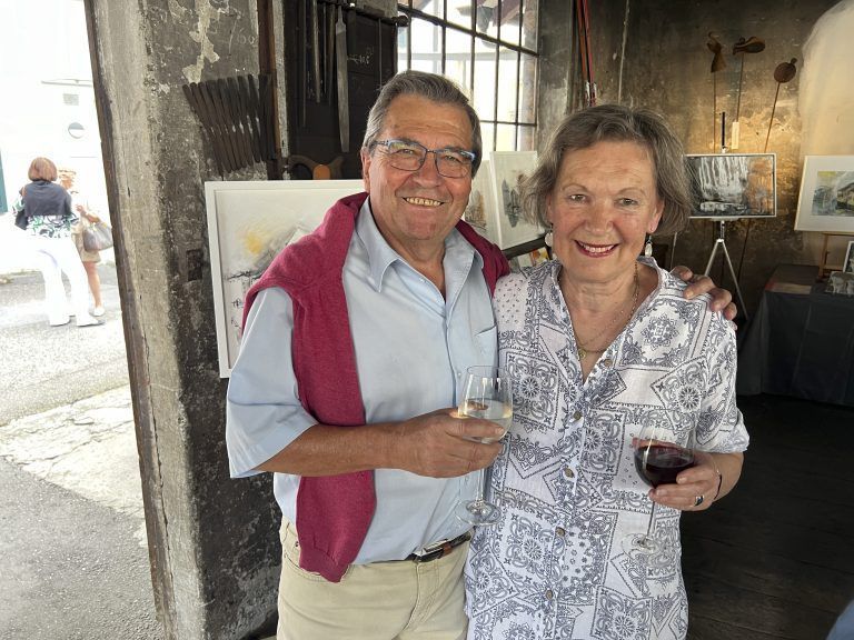 Weinexperte Ortwin Peter und Hildetraud