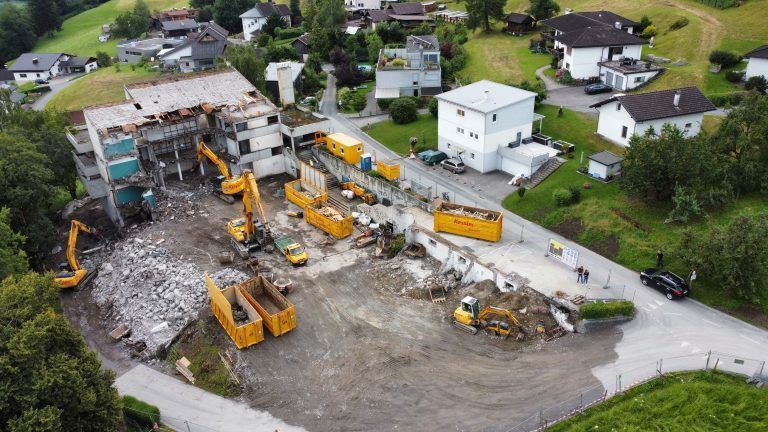 Volksschule Fellengatter, Abbruch, Bildungszentrum Fellengatter, Frastanz