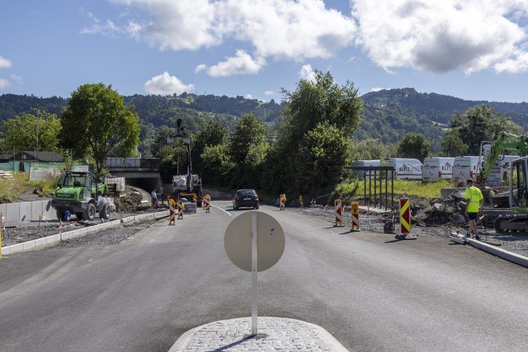 baustelle Wolfurt Güterbahnhof