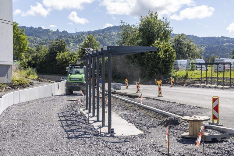 baustelle Wolfurt Güterbahnhof