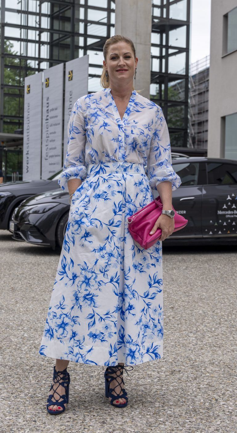 Festspieleröffnung Modestrecke Mode Kleider Freischütz 2024 Eröffnung Festspielhaus