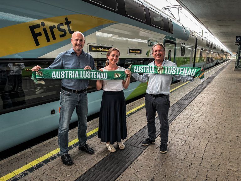 Westbahn als neuer Trikotsponsor