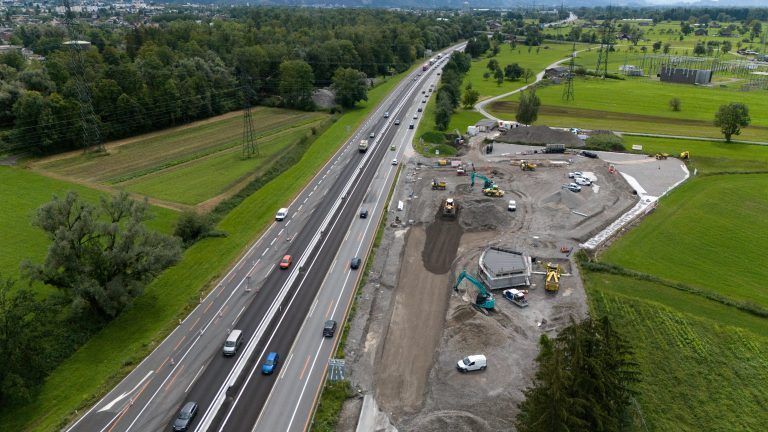 DROHNENBILDER – Update Baustelle Autobahn Dornbirn