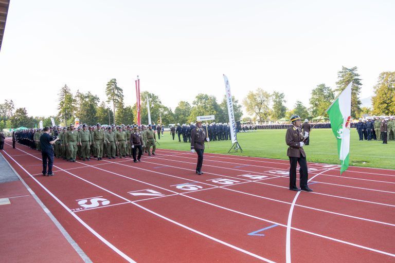 Bundesfeuerwehrleistungsbewerb, Eröffnung; Einlauf