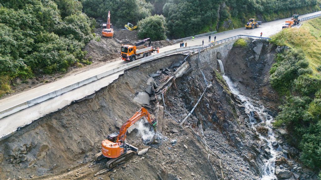 Murenabgänge trennen Straßenverbindung zwischen Vorarlberg und Tirol