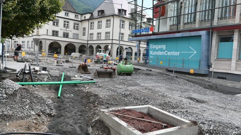 Baustelle Sparkassenkreuzung