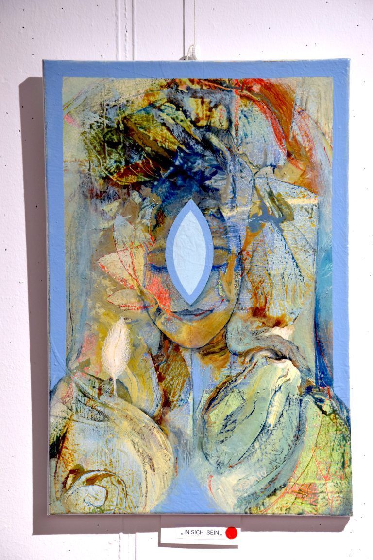 Kunstwerke von Matthias Baumgartner („Masu"), geboren 1946 in Wien, Mitglied der Berufsvereinigung Bildender Künstler Vorarlbergs, Ausstellung „Zwischen - Raum - Zeit“, Kellergalerie Kukuphi, Werdenbergerstraße 26