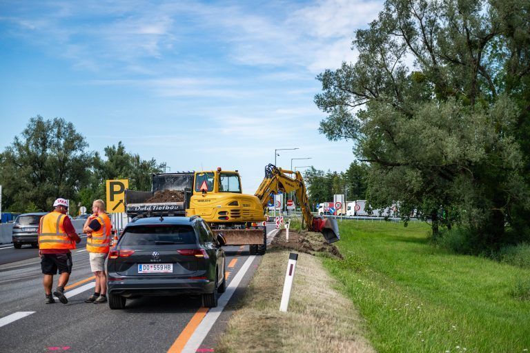 Baustelle Autobahn Dornbirn Nord