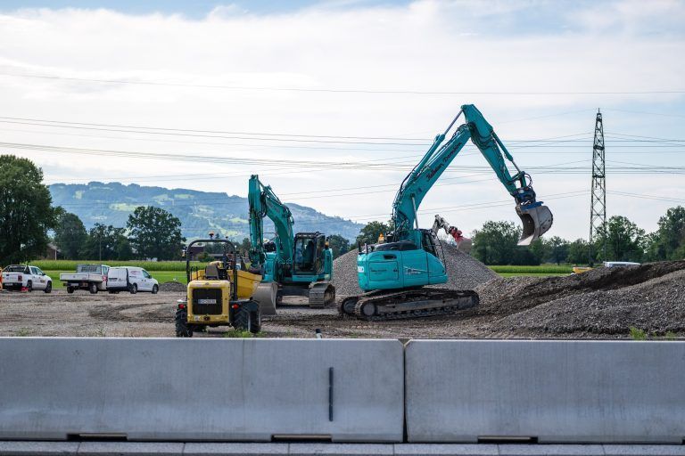 Baustelle Autobahn Dornbirn Nord