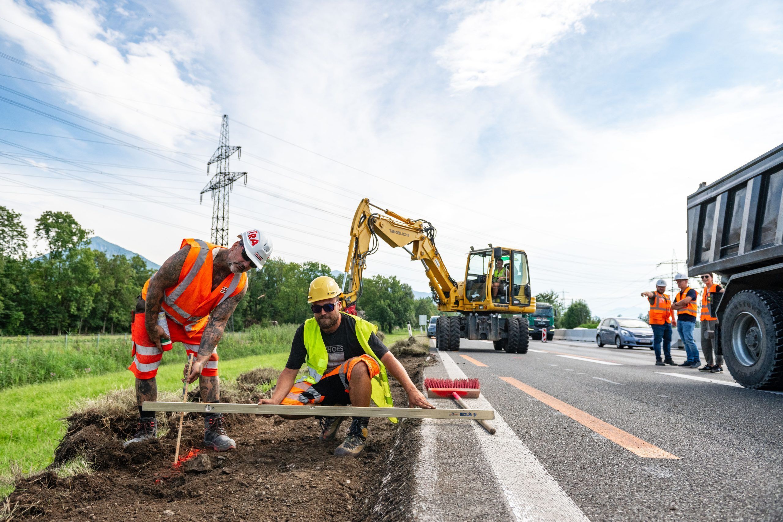 Baustelle Autobahn Dornbirn Nord