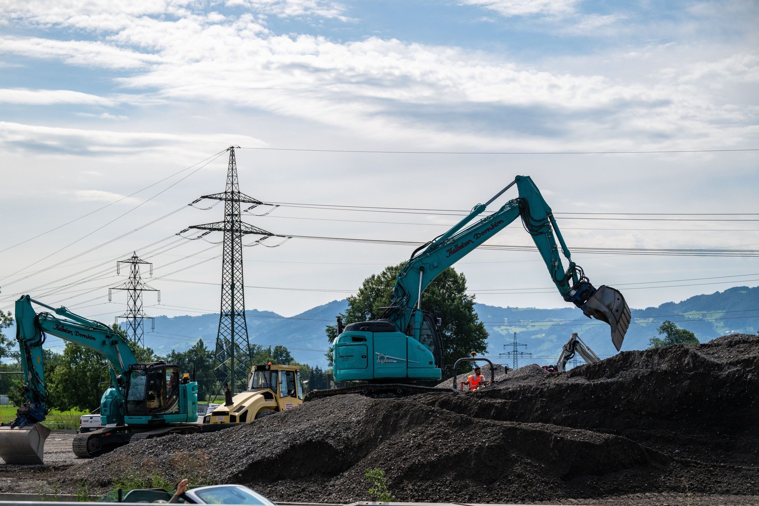 Baustelle Autobahn Dornbirn Nord