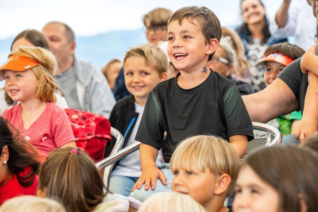 Strahlendes Lachen statt Sonnenschein