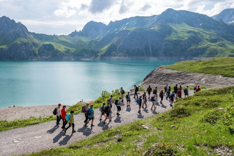 VKW-Wanderung am Lünersee,