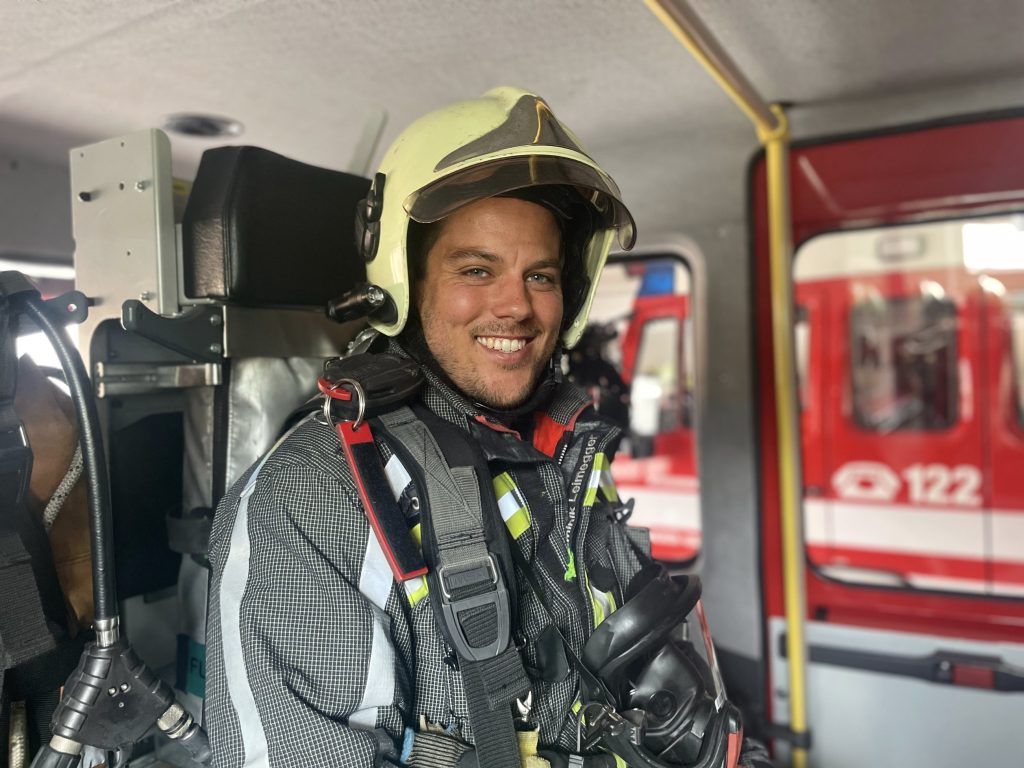 Dominik Leimegger und sein Leben für die Feuerwehr