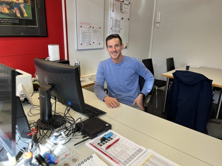 Manuel Sutter, Ehemaliger Fußballprofi, jetzt Administrator an der Akademie