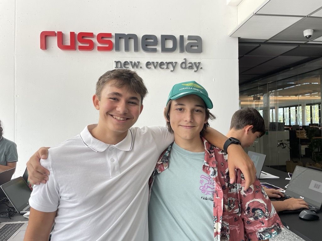 Zertifikatsübergabe für junge Programmierer bei Russmedia