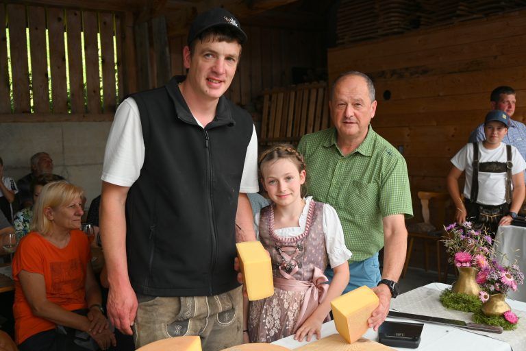 Käseanschnitt Alpe Gamperdona