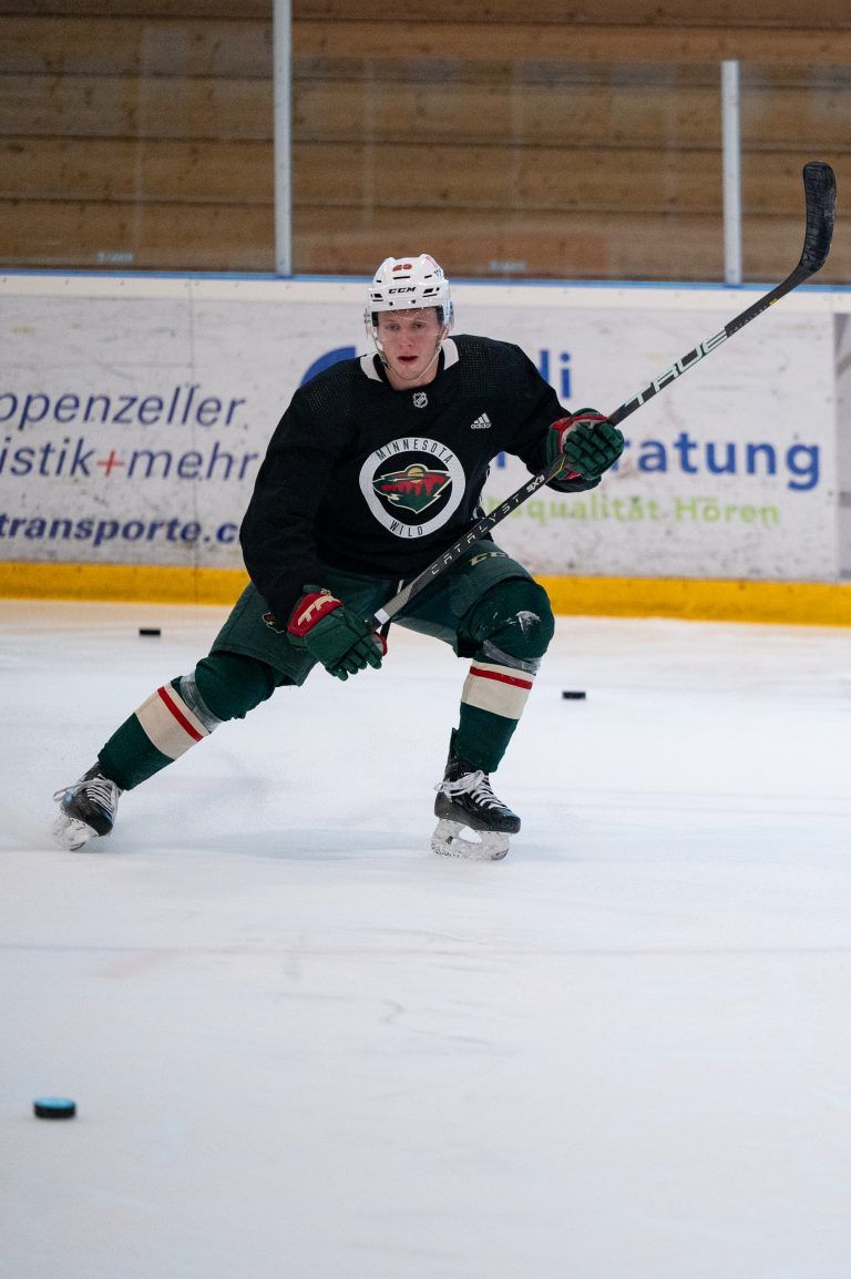Marco Rossi, Eistraining