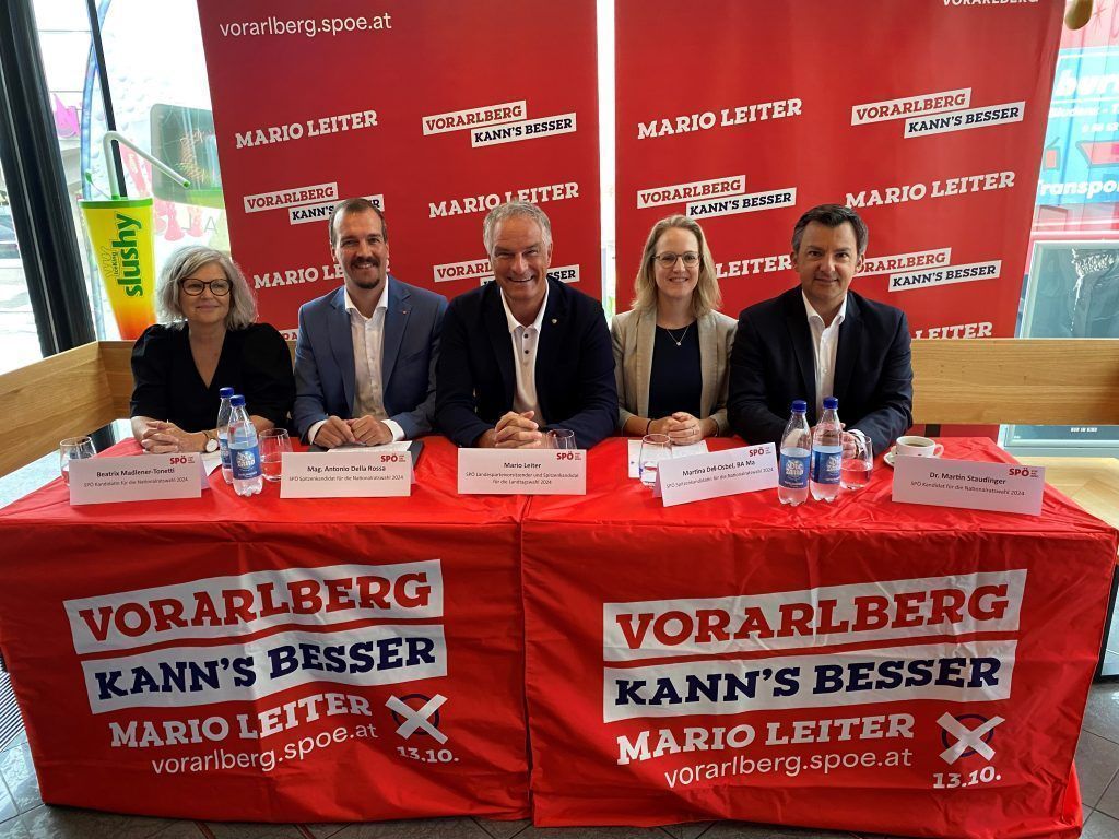 Das sind die Kandidaten und Themen für die Nationalratswahl der SPÖ Vorarlberg