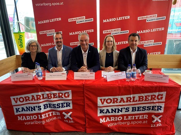 SPÖ Vorarlberg: Vorstellung der Kandidaten für die Nationalratswahl