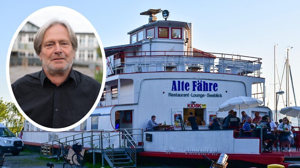 Alte Fähre auf Kurs in Richtung Schrottplatz