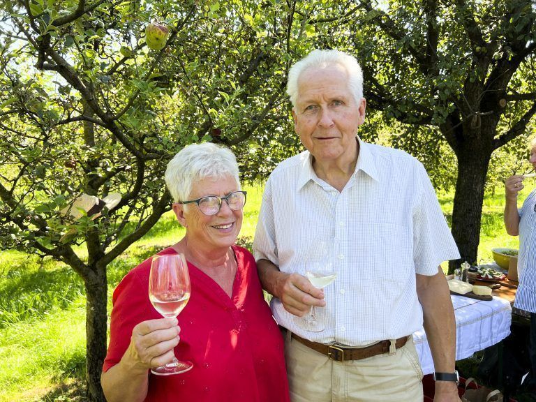 Rosmarie und Hansueli Vollenweider kamen aus Marthalen (ZH)