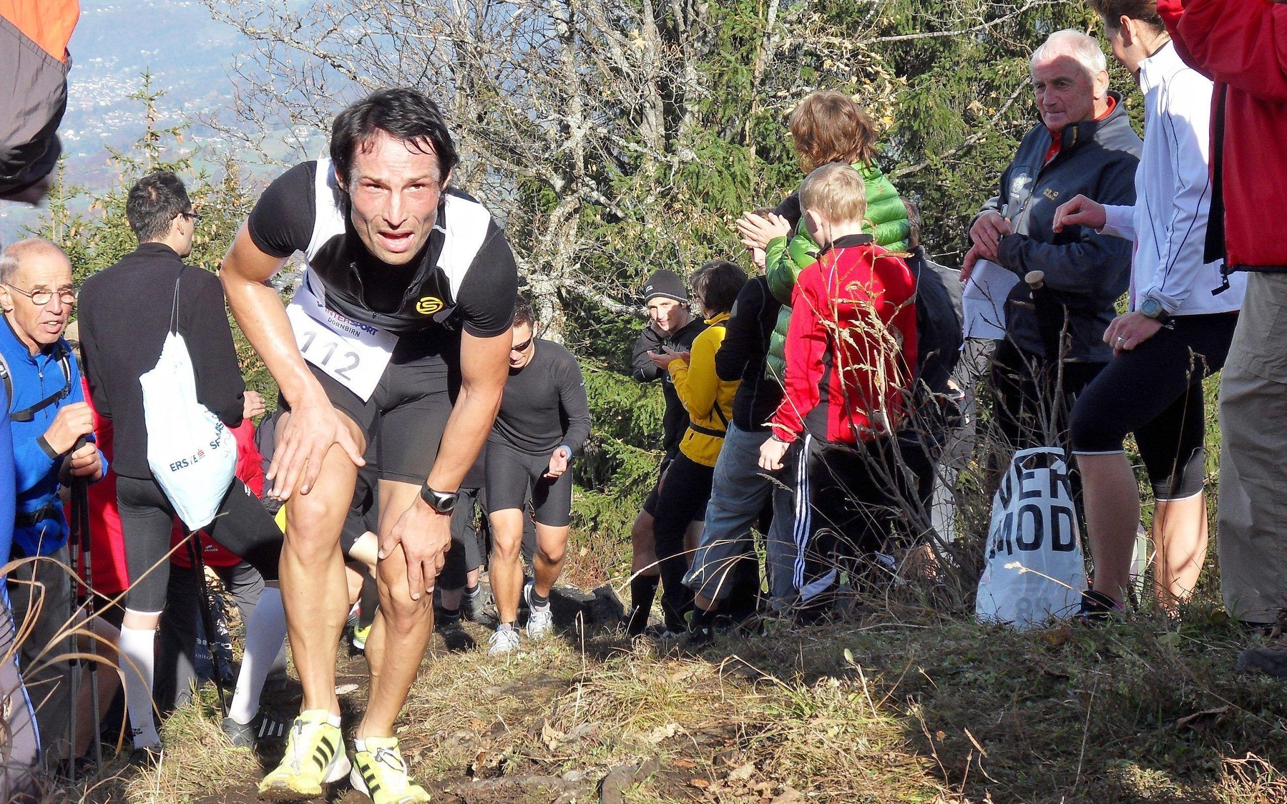 Die wohl härtesten Kilometer mit programmiertem Gipfelglück bietet der Staufenlauf, der heuer nach einer Pause wieder veranstaltet wird. - © Greber
