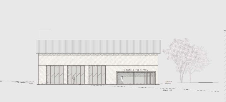 Neues Sicherheitszentrum Gargellen, Pläne, Renderings