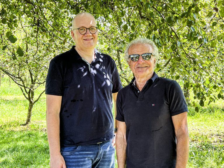 Urs Seitz und Bernd Leisner kamen zum Genuß im Freien