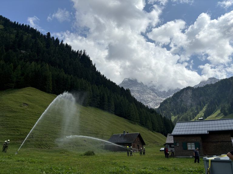 Waldbrandübung Nenzinger Himmel