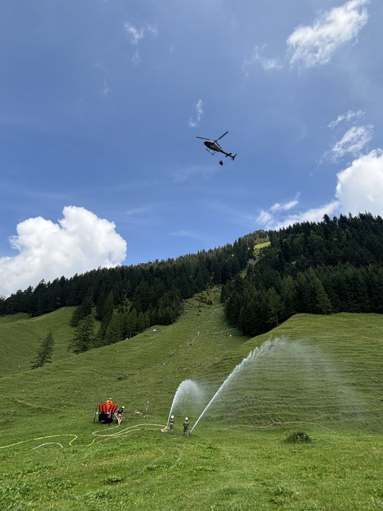 Waldbrandübung Nenzinger Himmel
