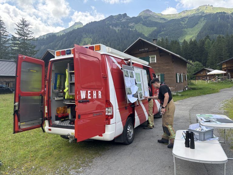 Waldbrandübung Nenzinger Himmel
