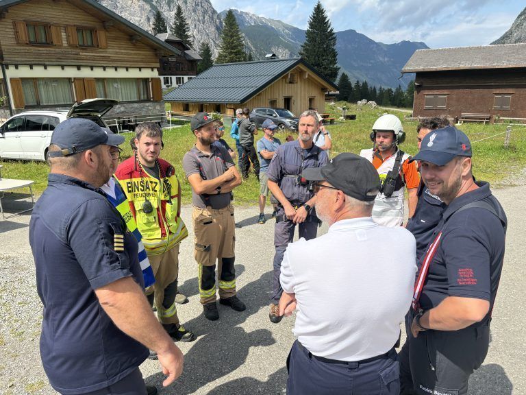 Waldbrandübung Nenzinger Himmel