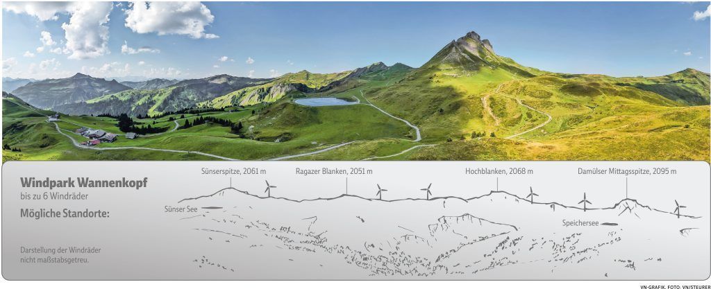 Damülser Mittagsspitze, Niedere, ...: Wo überall geheime Windparkpläne gewälzt werden