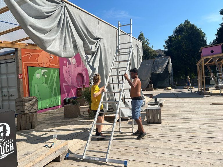 Poolbar Abbau