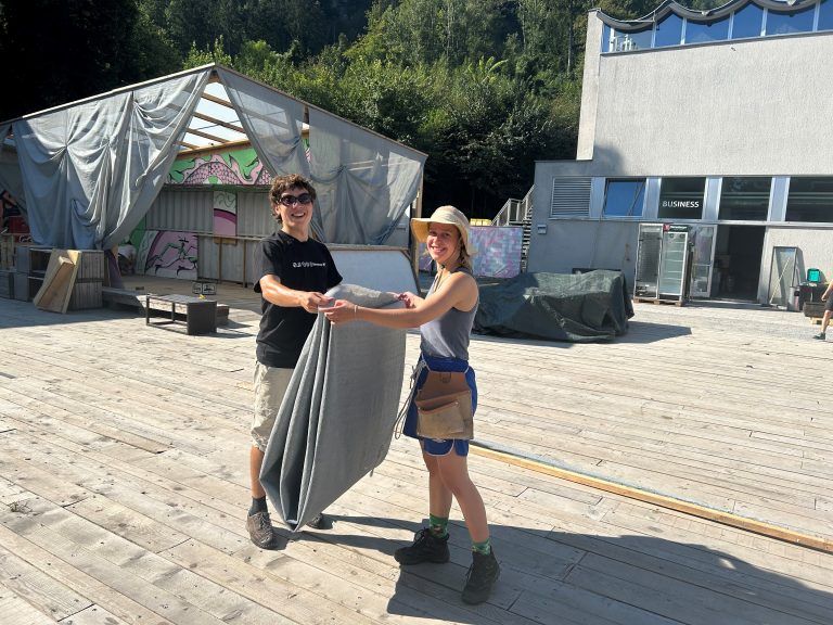Poolbar Abbau