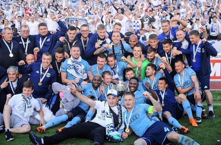 Fußball Sandro Gotal Dinamo Brest Cupsieger 2018