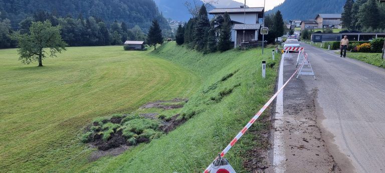 Murenabgang Galgenul, Aufräumarbeiten