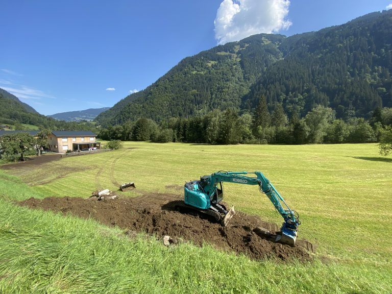 Murenabgang Galgenul, Aufräumarbeiten