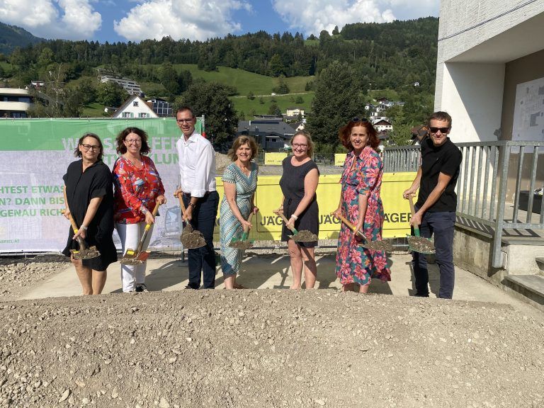 Spatenstich, Kindercampus Ludesch