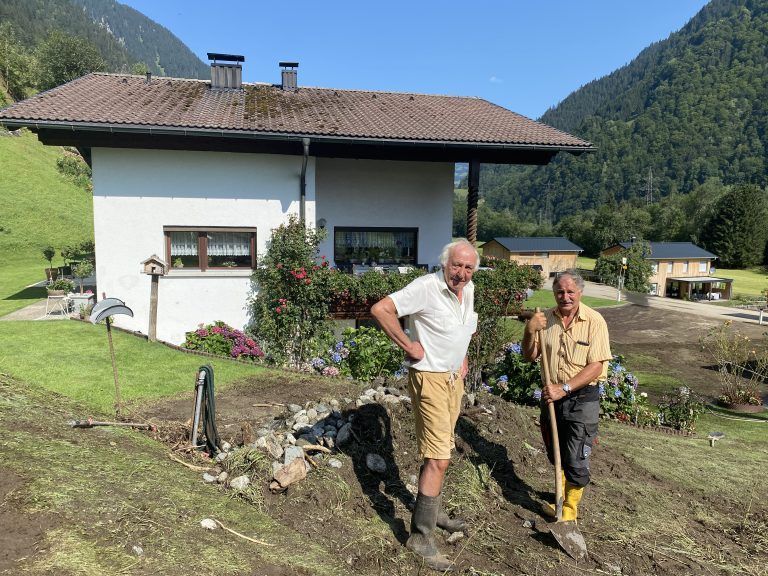 Murenabgang Galgenul, Aufräumarbeiten