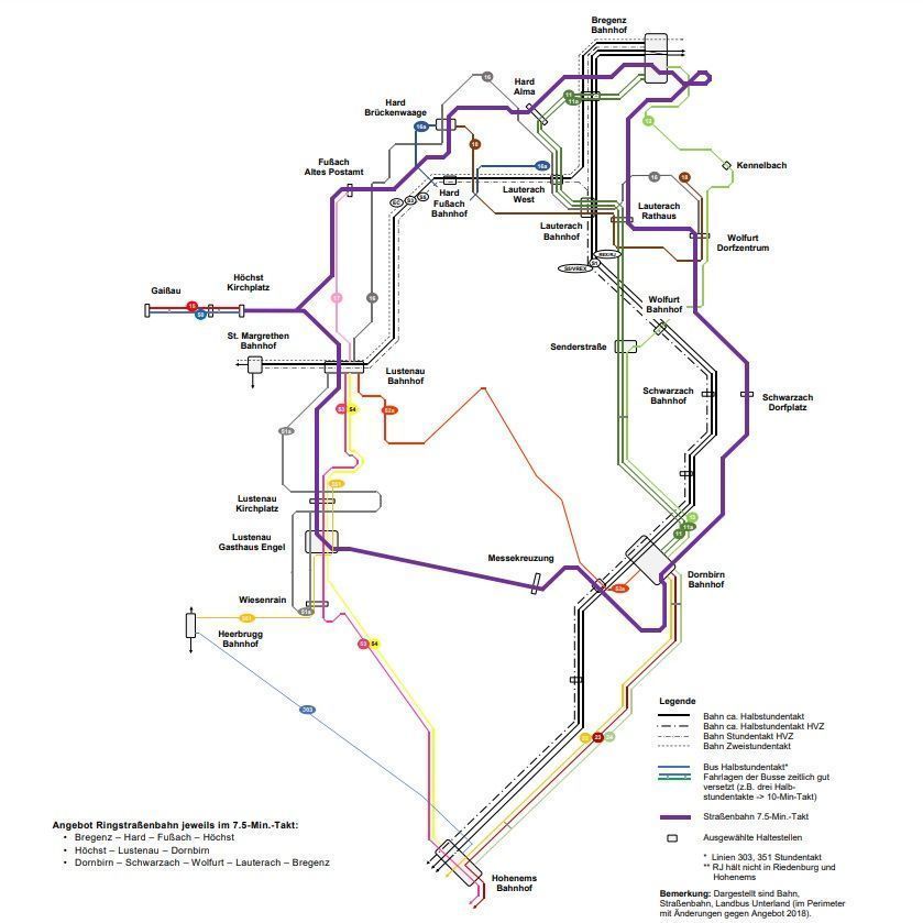 Eine Ringstraßenbahn in Vorarlberg?
