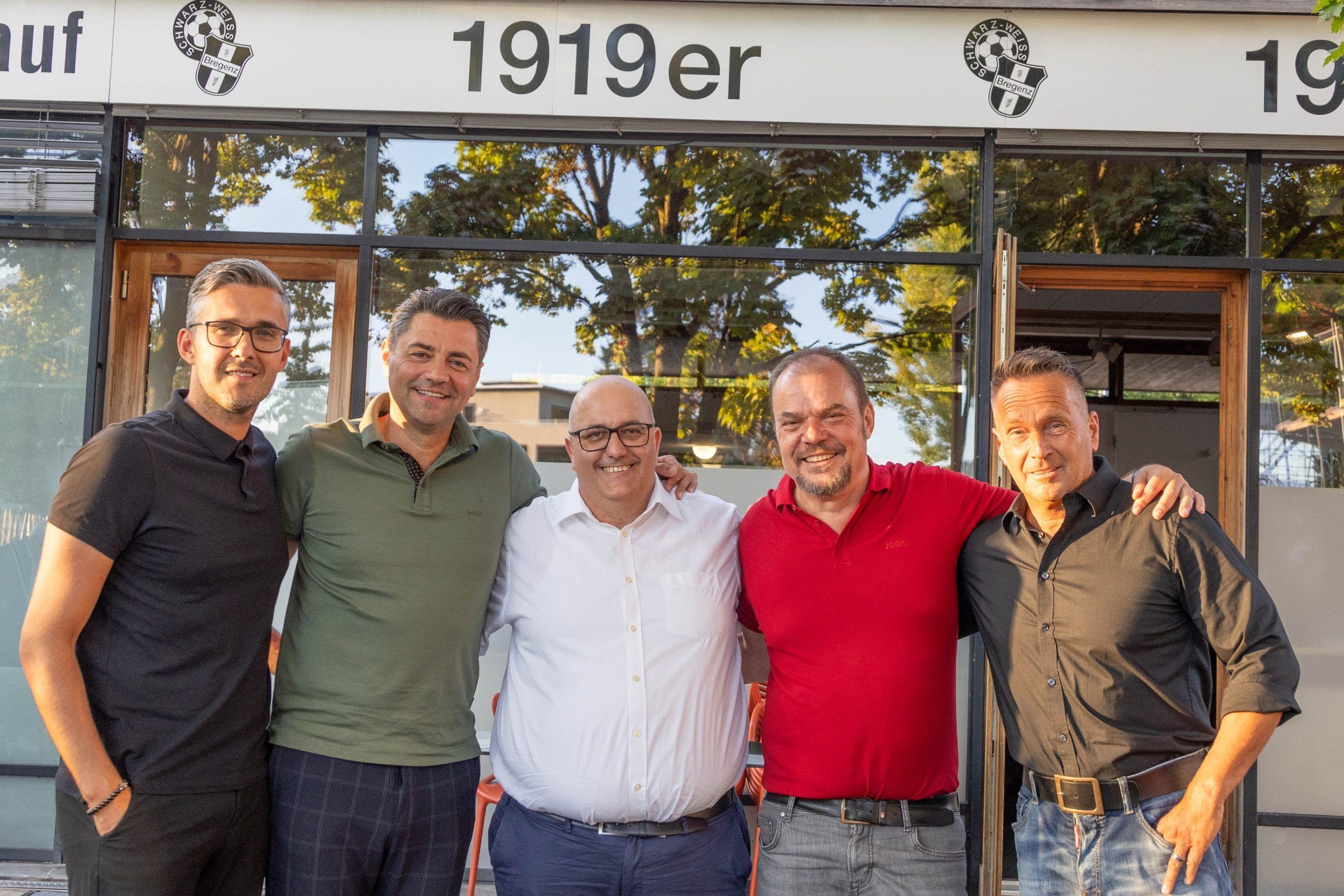 petrag zivanovic – zoran tomic – Roberto montel – ewald giesinger – Thomas frick (obmann )