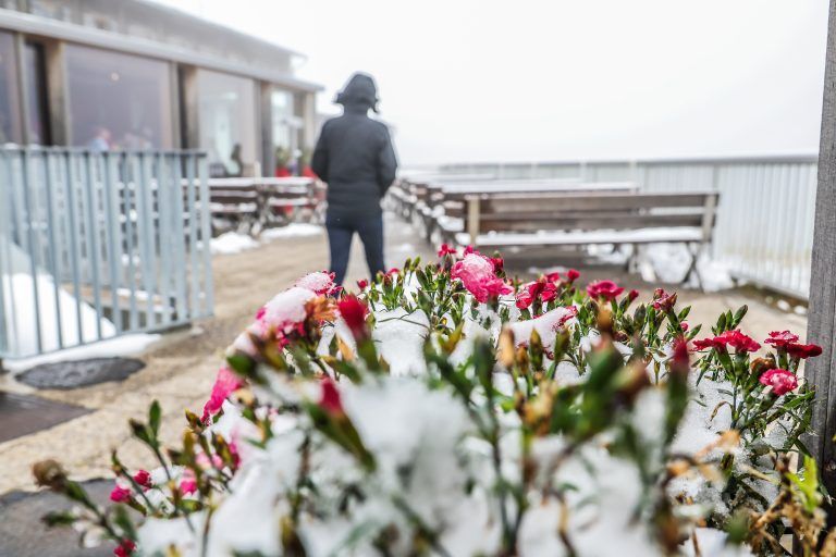 wetter feature, wetterfeature, schnee, wintereinbruch am lünersee