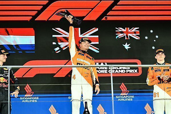 Norris gewinnt Singapur-GP vor Verstappen und Piastri