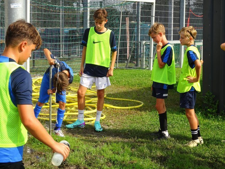 Kühlen Kopf bewahren hieß es an allen drei Camptagen. - Hitze, Teamgeist und unvergessliche Momente - SC Admira Sommercamp