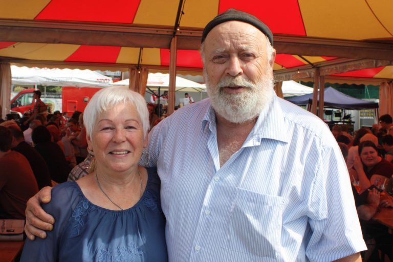 Herta mit Cousin Kurt amüsierten sich - Rankweiler Kilbi 2024