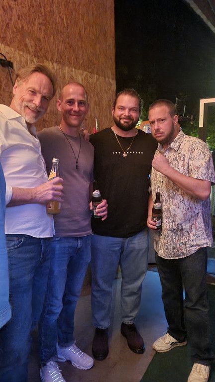 Dirk Waanders, Daniel Bechtold, Giuliano de Stefano ("Voice of Germany"), Florian Prokopetz - Premiere Üsre Fraua
