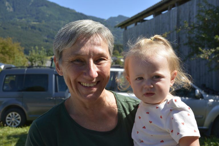Andrea und Solea - Alpabtrieb in Satteins