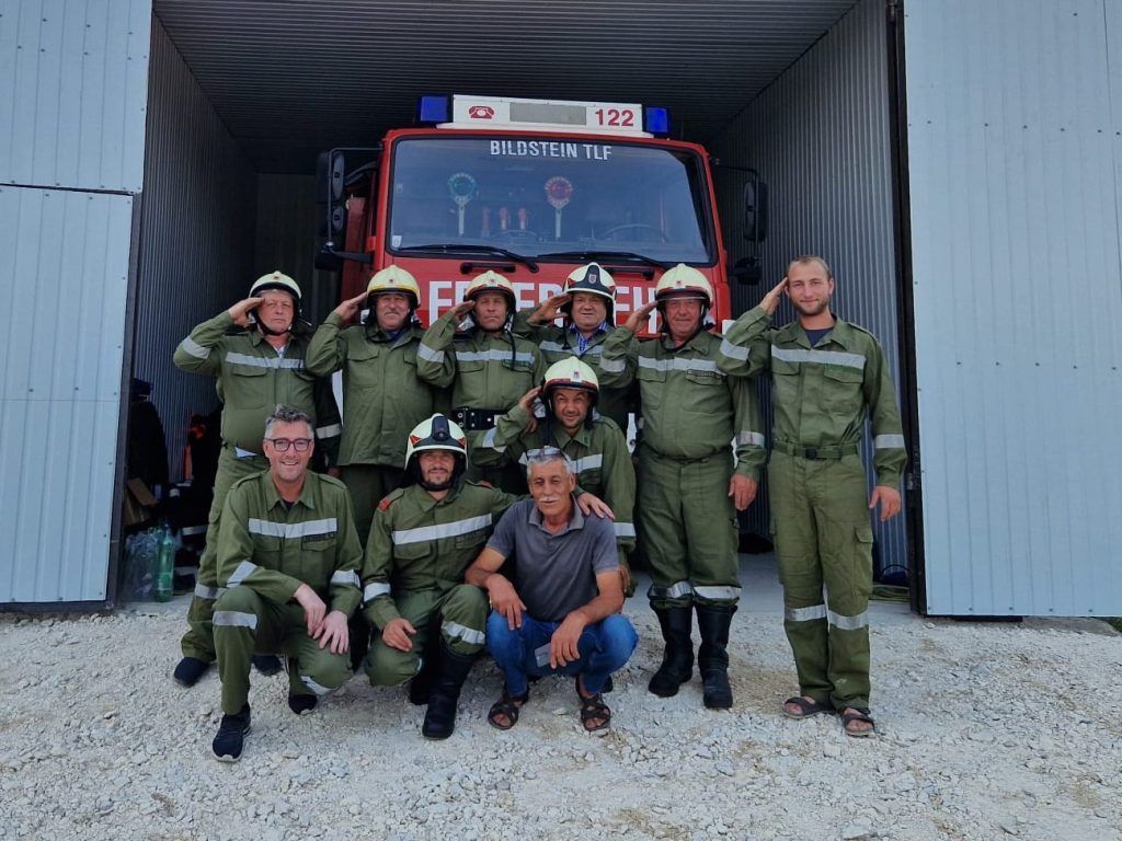 Altes Bildsteiner Tanklöschfahrzeug bereichert Dorffeuerwehr in Moldawien